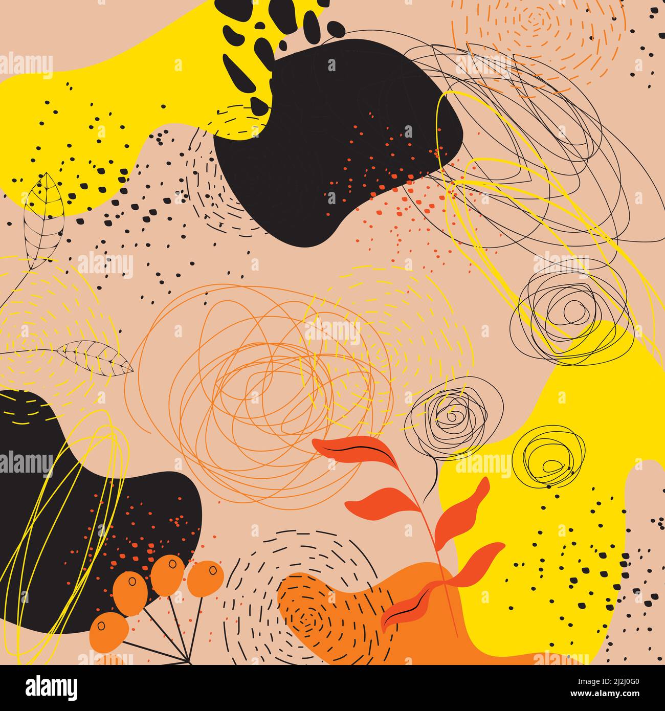 Modelli per i social media Illustrazione Vettoriale