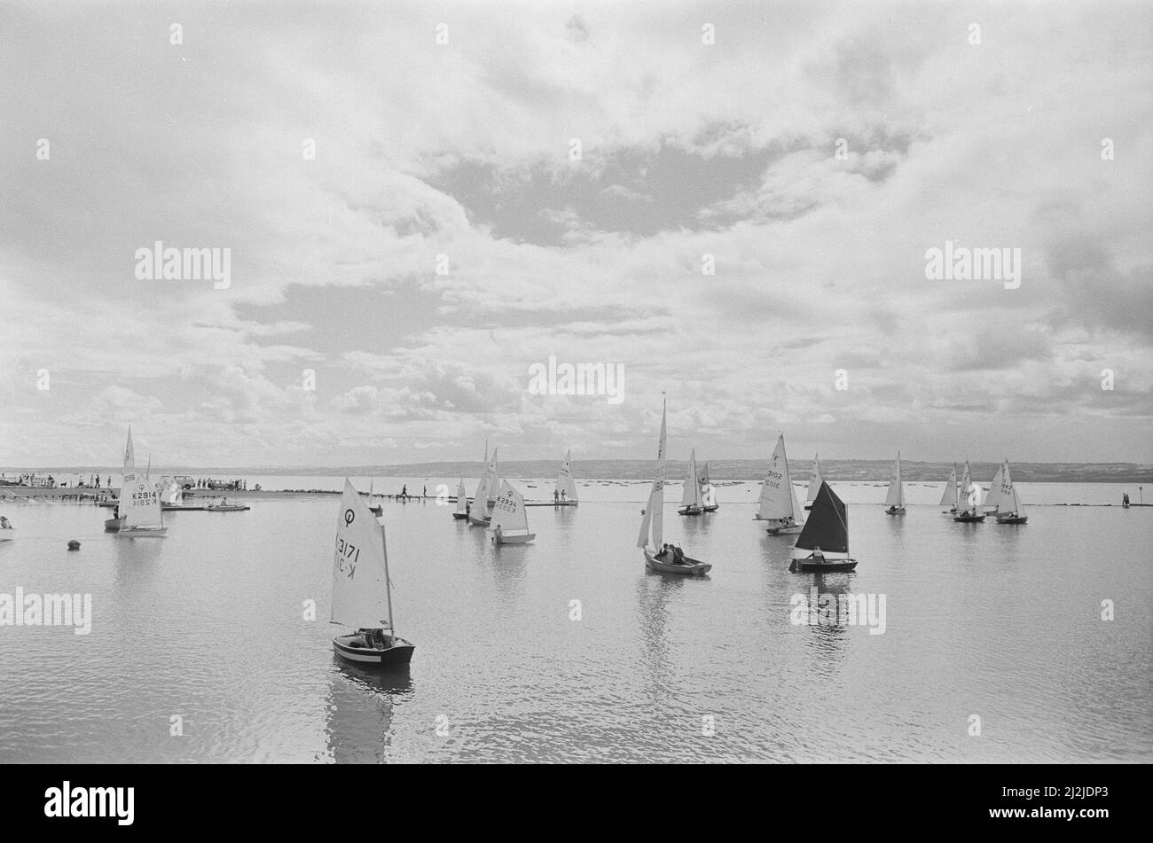 Regatta, West Kirby, Wirral Peninsula, Merseyside, 29th agosto 1988. Foto Stock