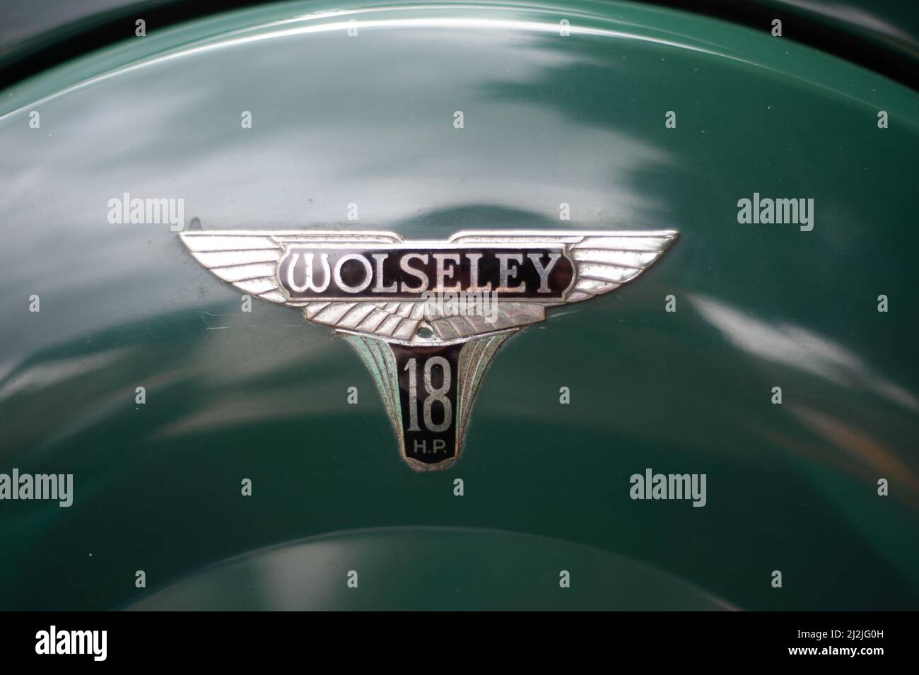 Logo Wolseley 18HP Foto Stock