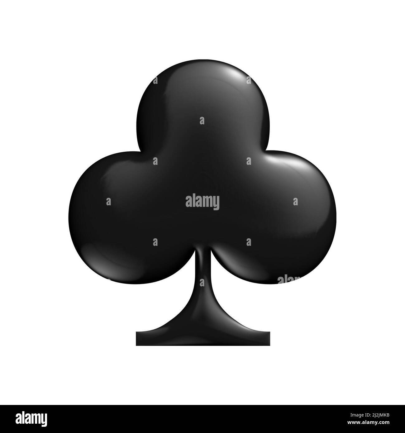 3d rappresentazione del simbolo di una carta, giochi Foto Stock
