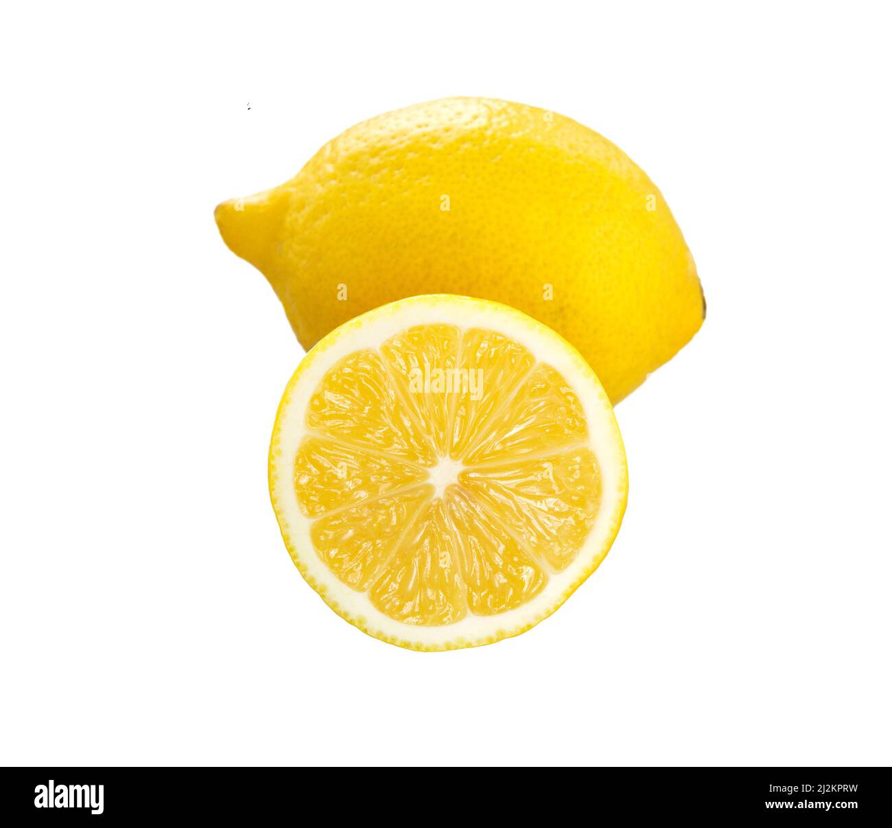 fetta di limone, isolata su sfondo bianco con percorso di ritaglio. Lime verde agrumi, fetta, pezzo, quarto. Foto Stock