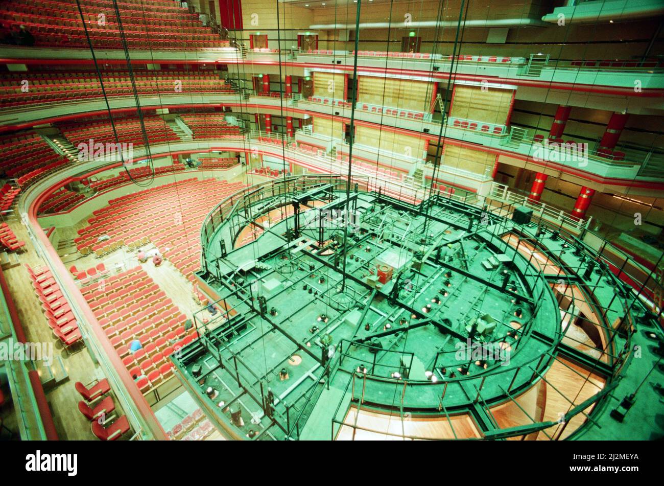 Symphony Hall, The ICC, Birmingham, 11th dicembre 1990. Costruzione prossima al completamento. Foto Stock