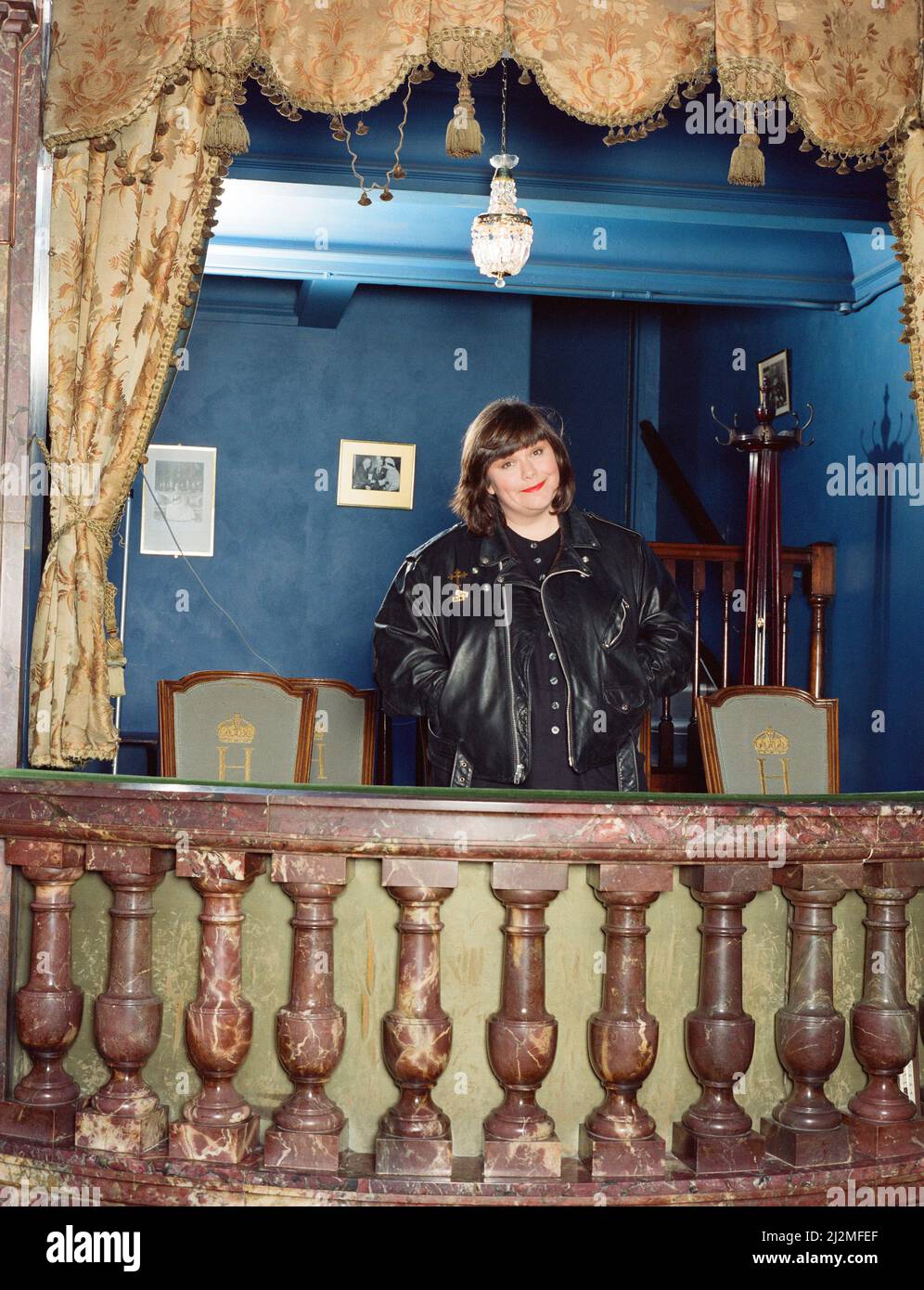 Attrice e comico Dawn francese. 1st febbraio 1991. Foto Stock