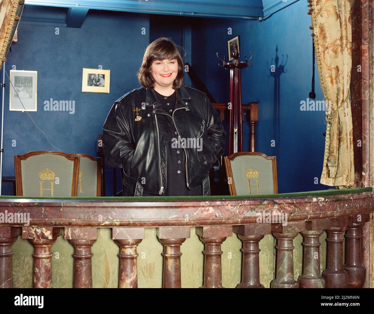 Attrice e comico Dawn francese. 1st febbraio 1991. Foto Stock