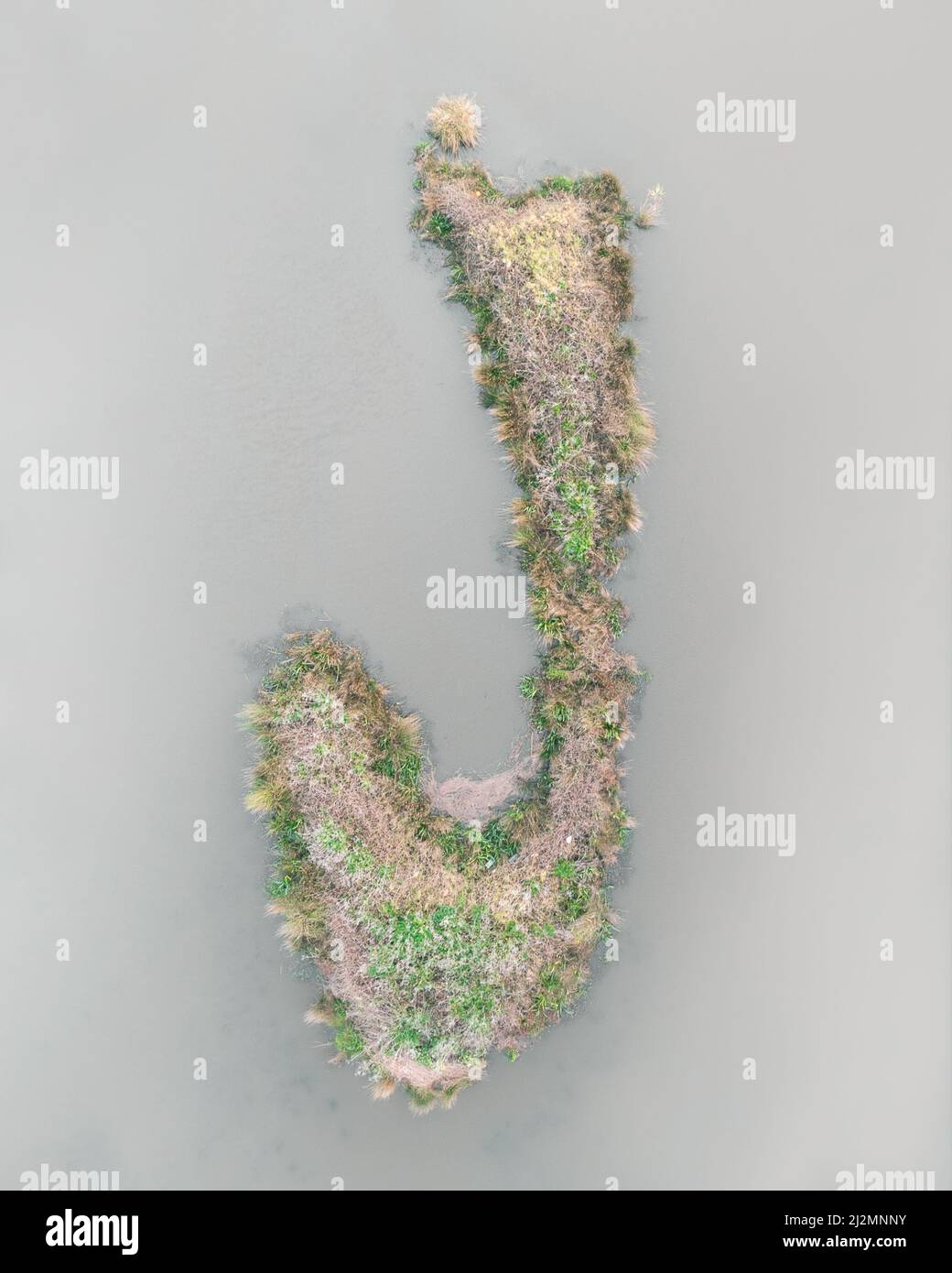 Irlanda sotto forma di lettera J Foto Stock