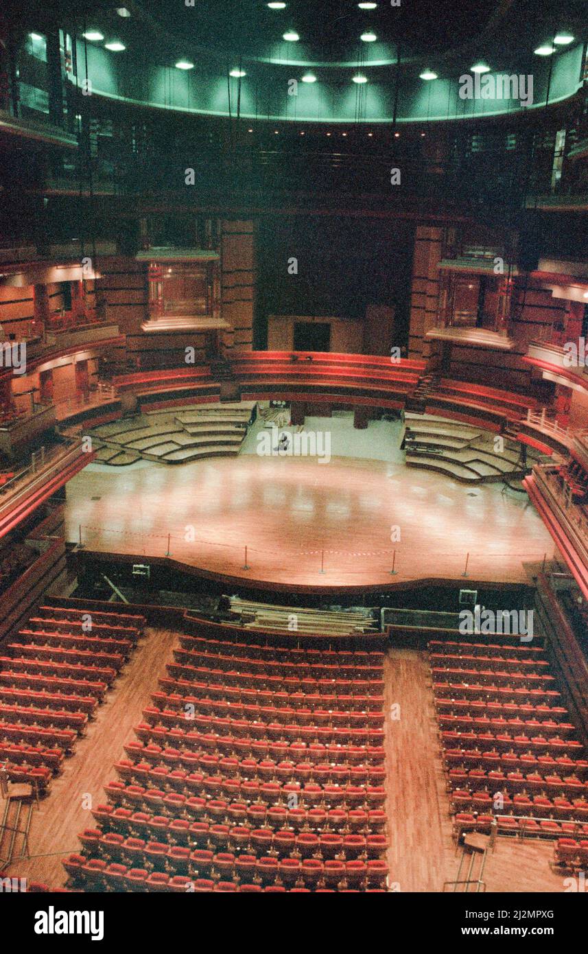 Symphony Hall, The ICC, Birmingham, 2nd gennaio 1991. Costruzione prossima al completamento. Foto Stock