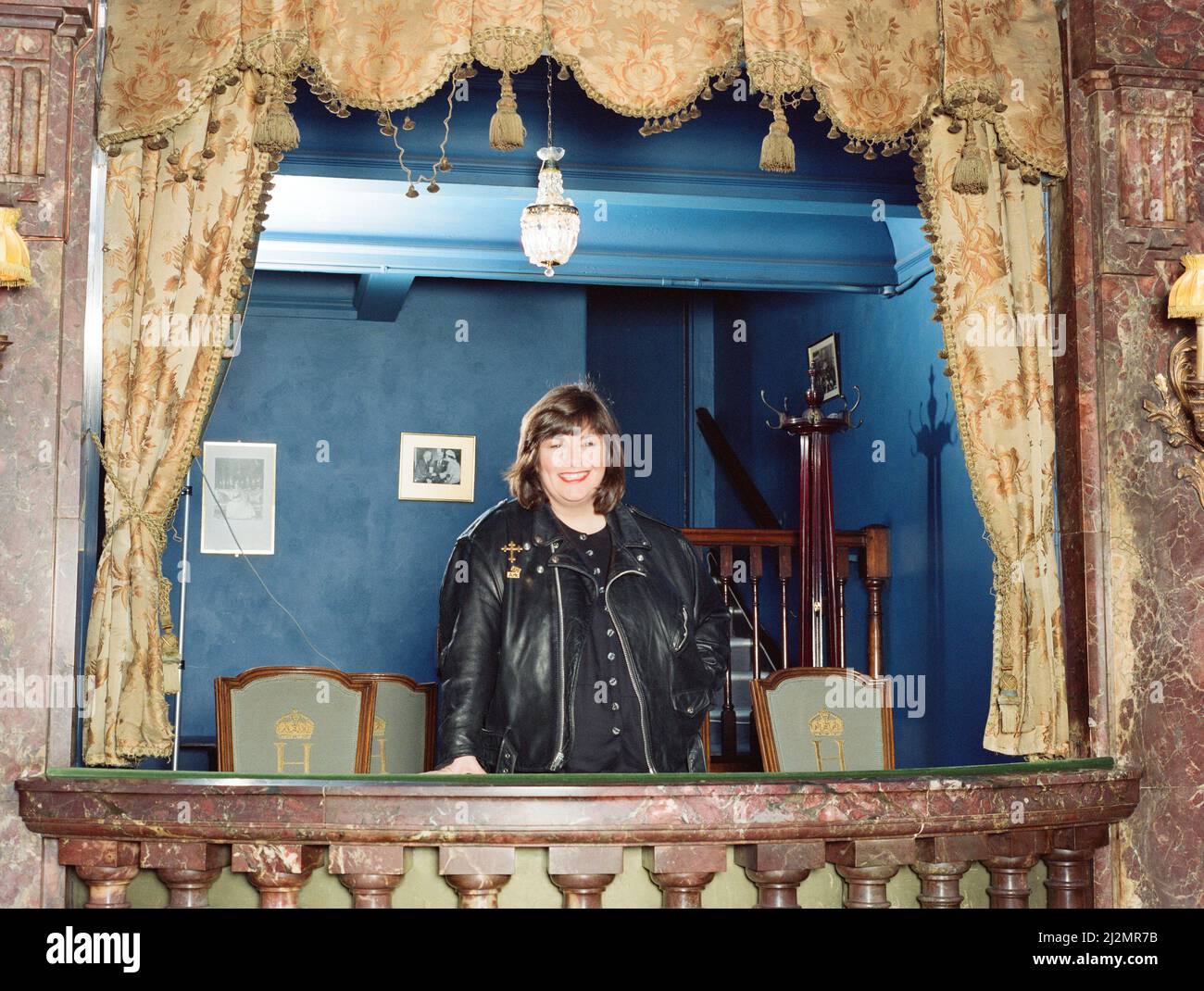 Attrice e comico Dawn francese. 1st febbraio 1991. Foto Stock