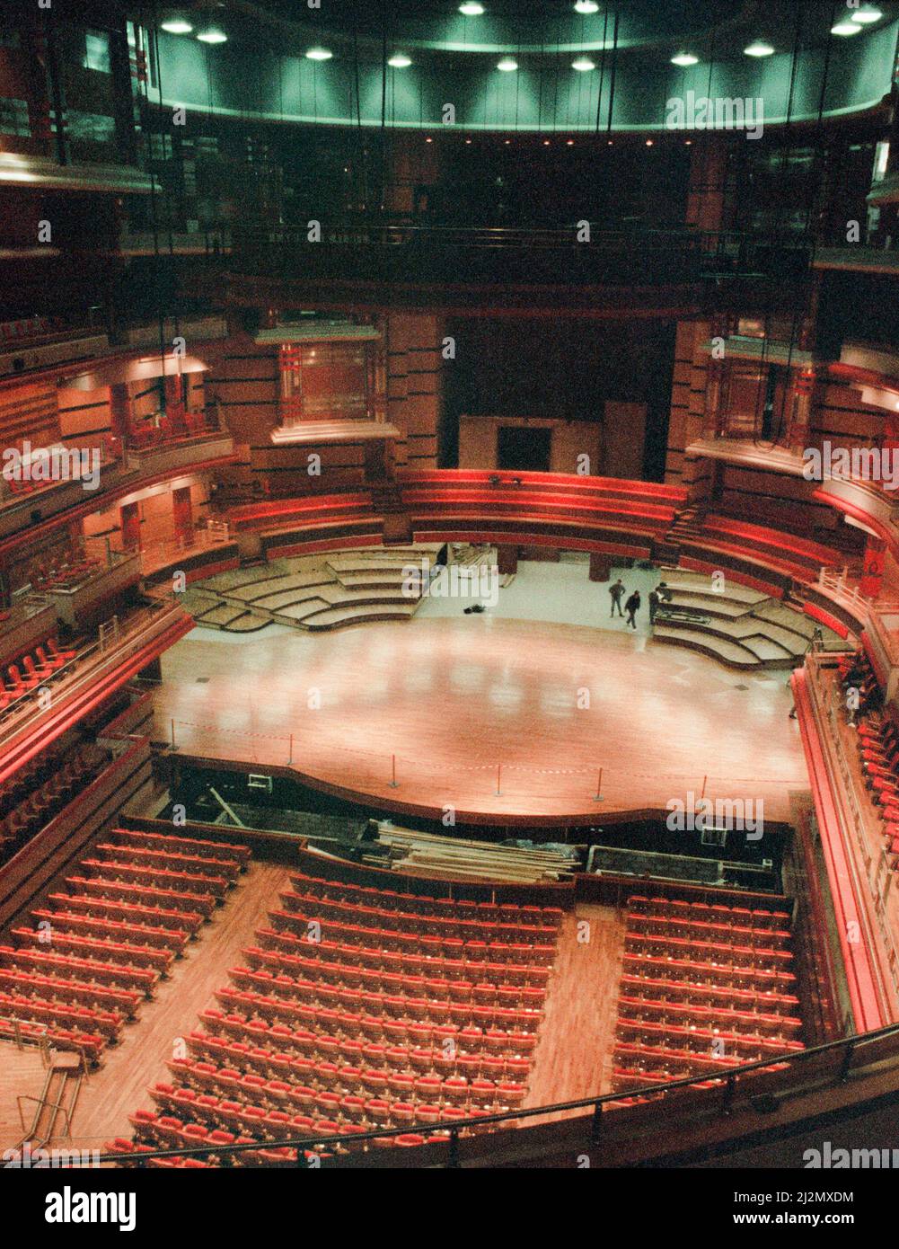 Symphony Hall, The ICC, Birmingham, 2nd gennaio 1991. Costruzione prossima al completamento. Foto Stock