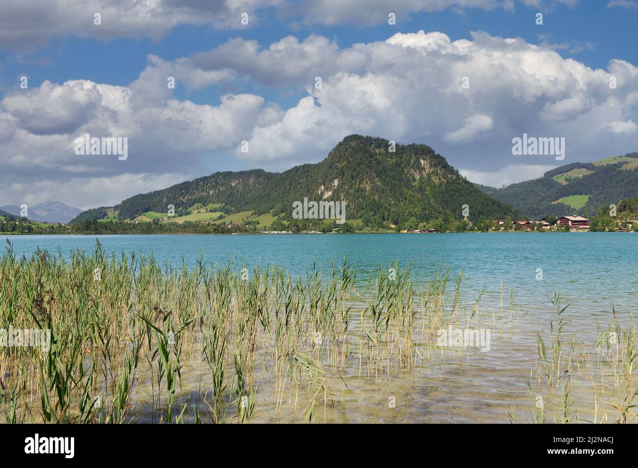 Lago Walchsee,Tirol,Austria Foto Stock