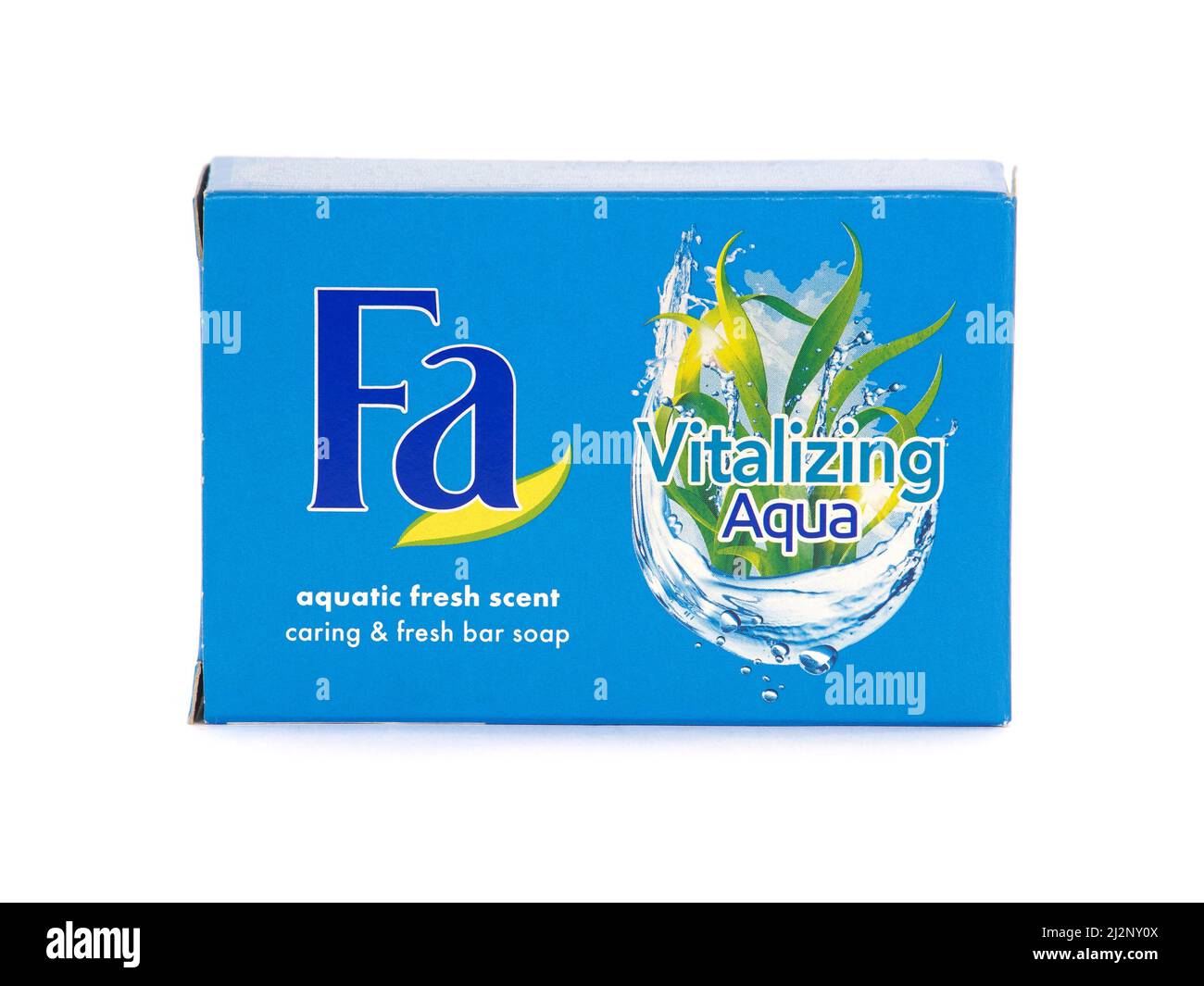 BUCAREST, ROMANIA - 20 OTTOBRE 2018. Saponetta acqua vitalizzante fa con  estratto vegetale. Fa è un marchio di proprietà di Henkel AG Foto stock -  Alamy
