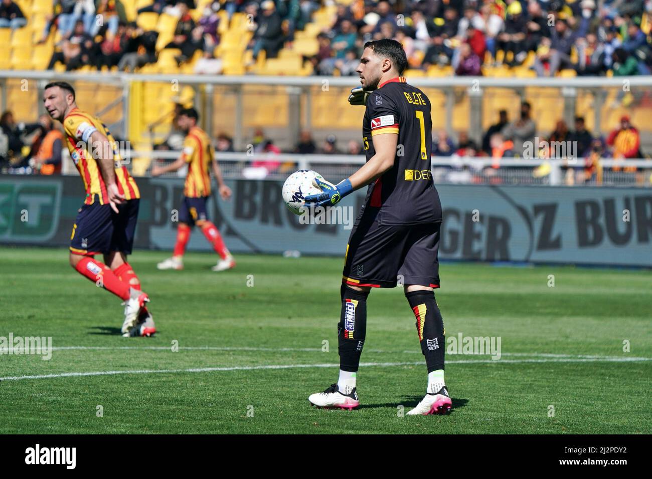 Lecce, Italia. 02nd Apr 2022. Marco Bleve (US Lecce) durante gli Stati  Uniti Lecce vs Frosinone Calcio, partita di calcio italiana Serie B a Lecce,  Italia, aprile 02 2022 credito: Agenzia fotografica