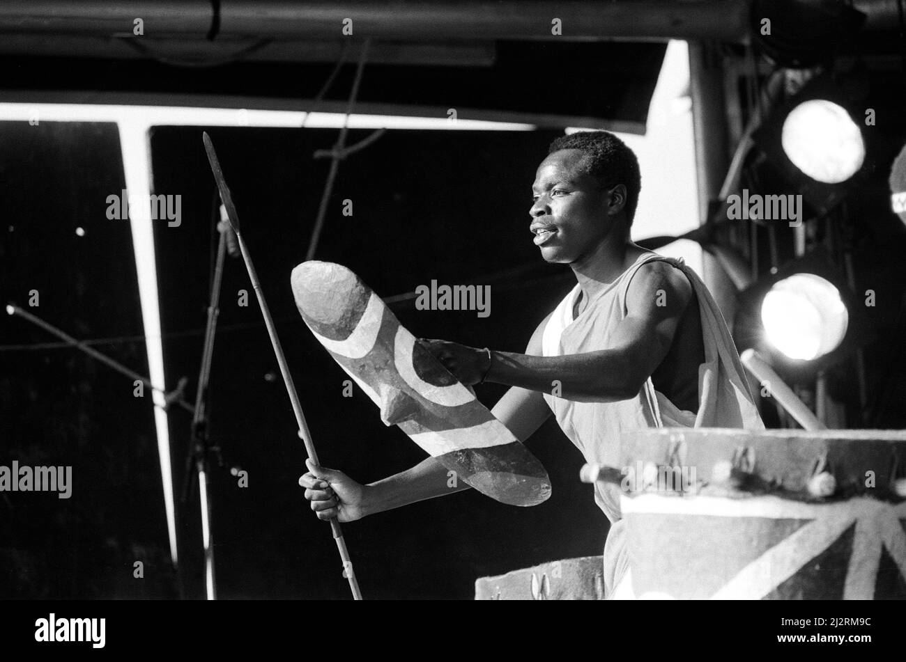 Artisti che si esibiscono al festival WOMAD di Rivermead a Reading, Berkshire, 18th luglio 1992. Foto Stock