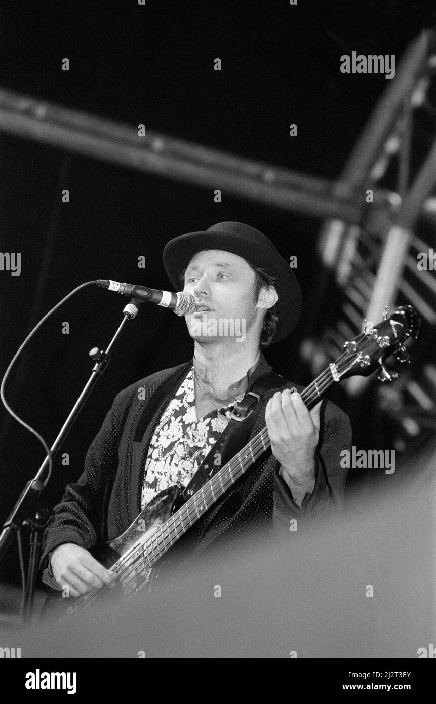 Artisti che si esibiscono al festival WOMAD di Rivermead a Reading, Berkshire, 18th luglio 1992. Foto Stock