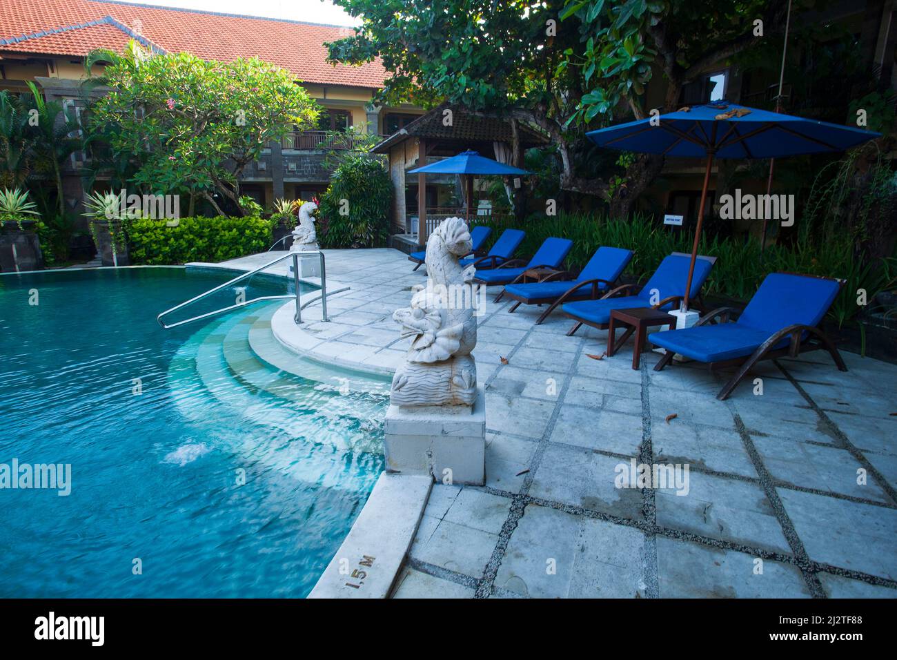 L'Adhi Jaya Hotel a Kuta, Bali, Indonesia. Foto Stock