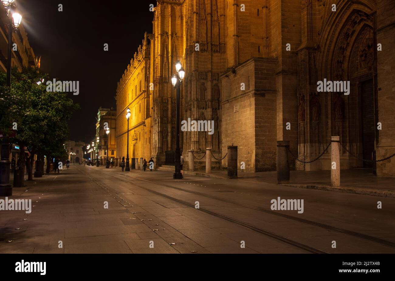 Le meraviglie della Cattedrale di Siviglia, una delle più grandi cattedrali gotiche del mondo Foto Stock