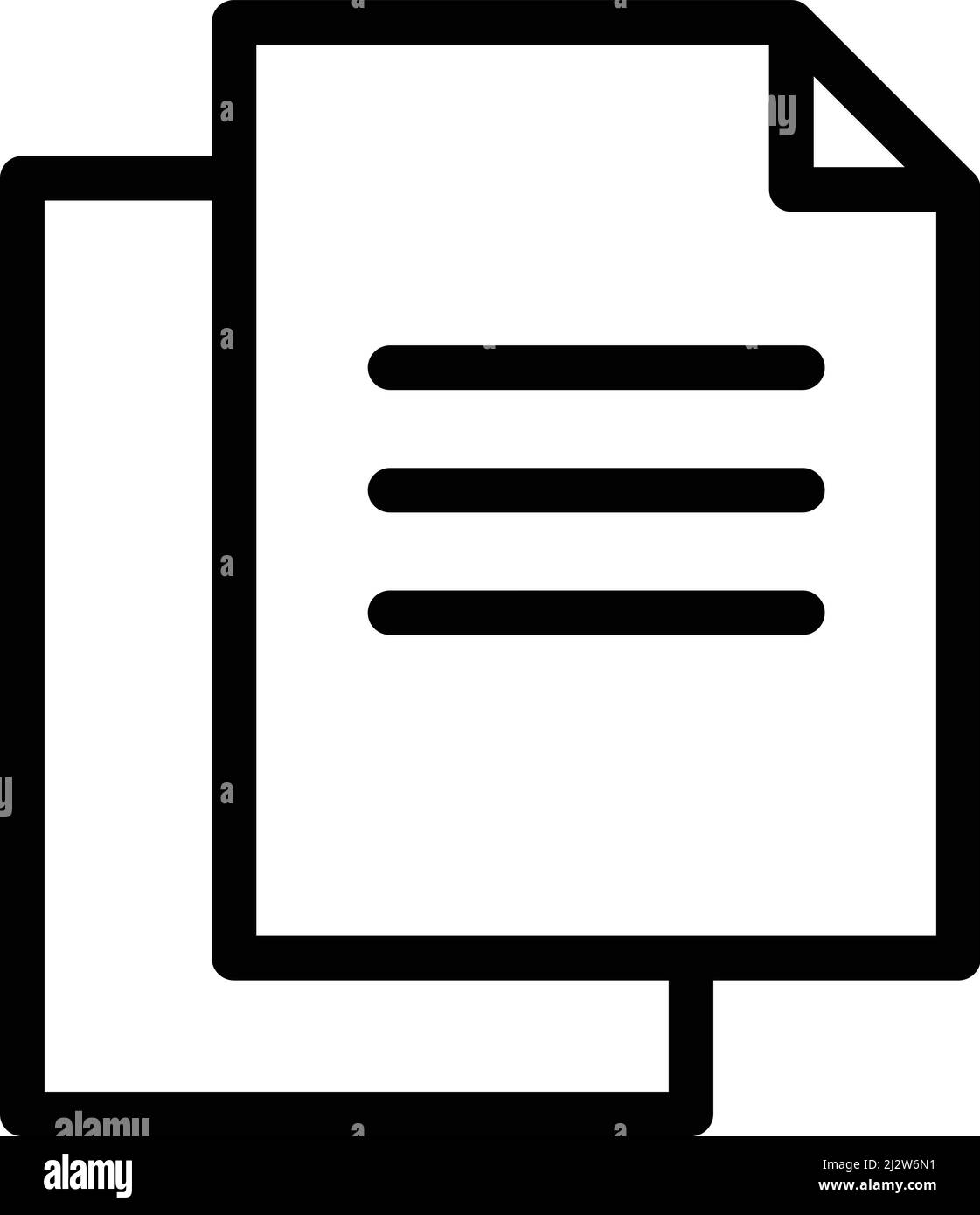 Illustrazione della progettazione di icone vettoriali su carta Illustrazione Vettoriale