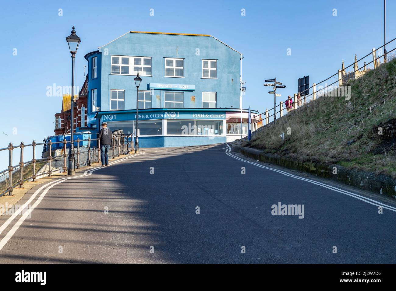 Cromer sulla costa nord del Norfolk un popolare luogo di staycation. East Anglia, Inghilterra, Regno Unito. Foto Stock