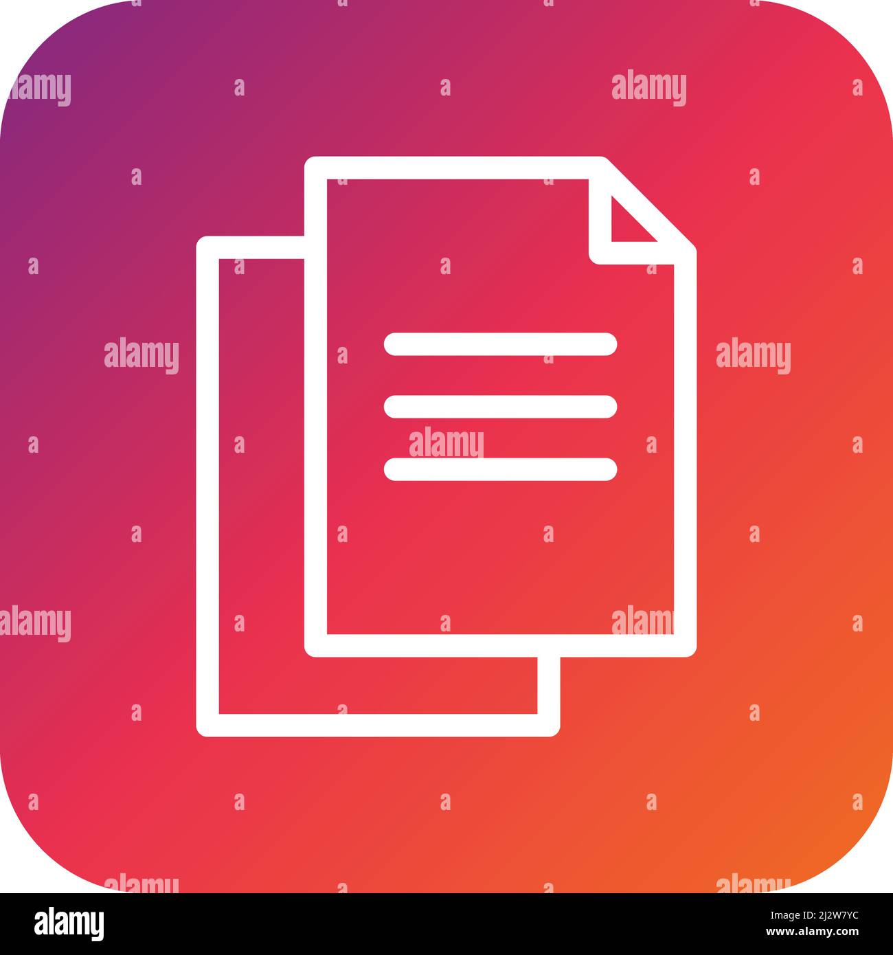 Illustrazione della progettazione di icone vettoriali su carta Illustrazione Vettoriale