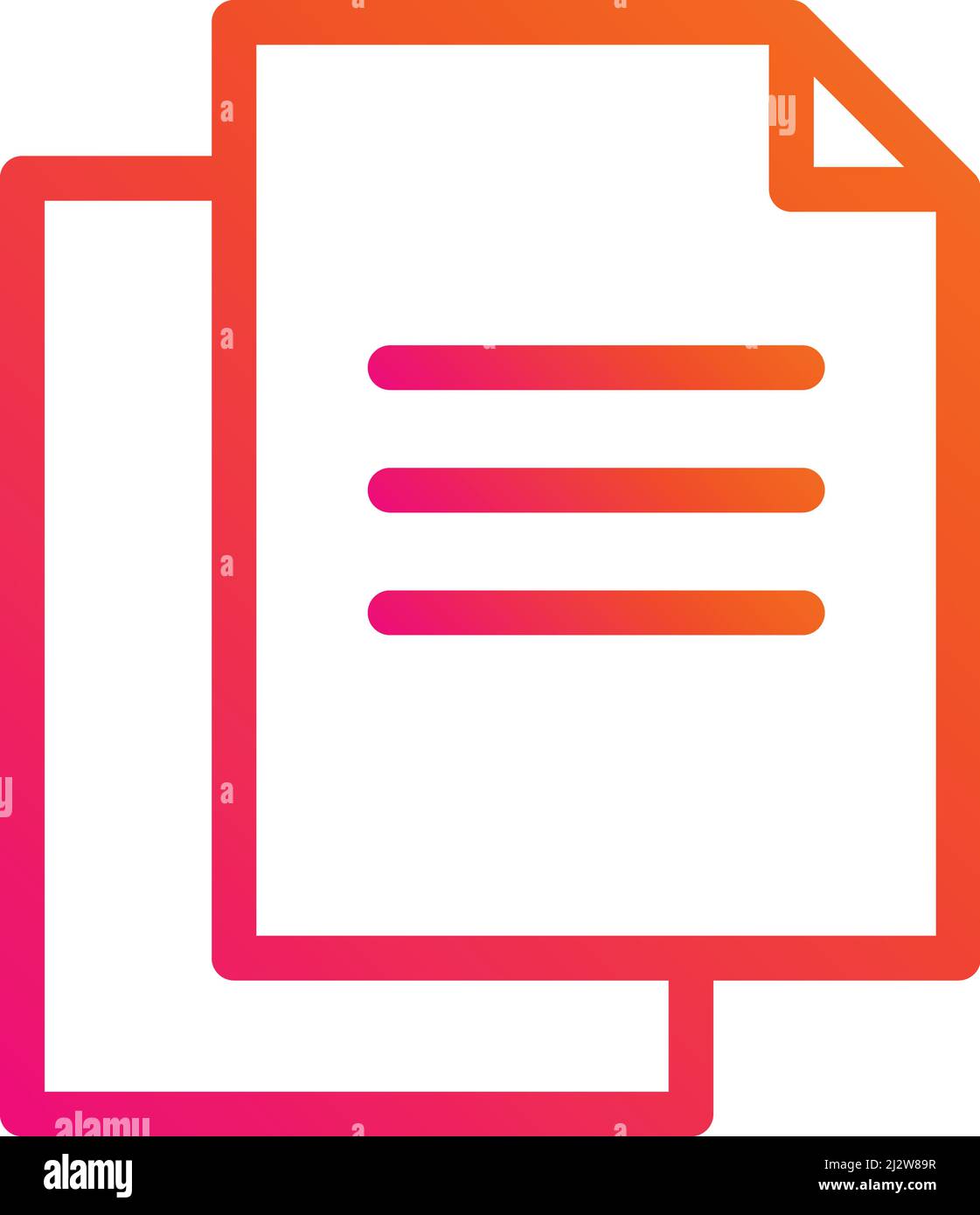 Illustrazione della progettazione di icone vettoriali su carta Illustrazione Vettoriale