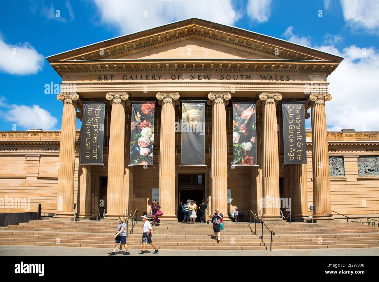 La Art Gallery of New South Wales (AGNSW), a Sydney, New South Wales, Australia, è la più importante galleria pubblica di Sydney e una delle più grandi Foto Stock