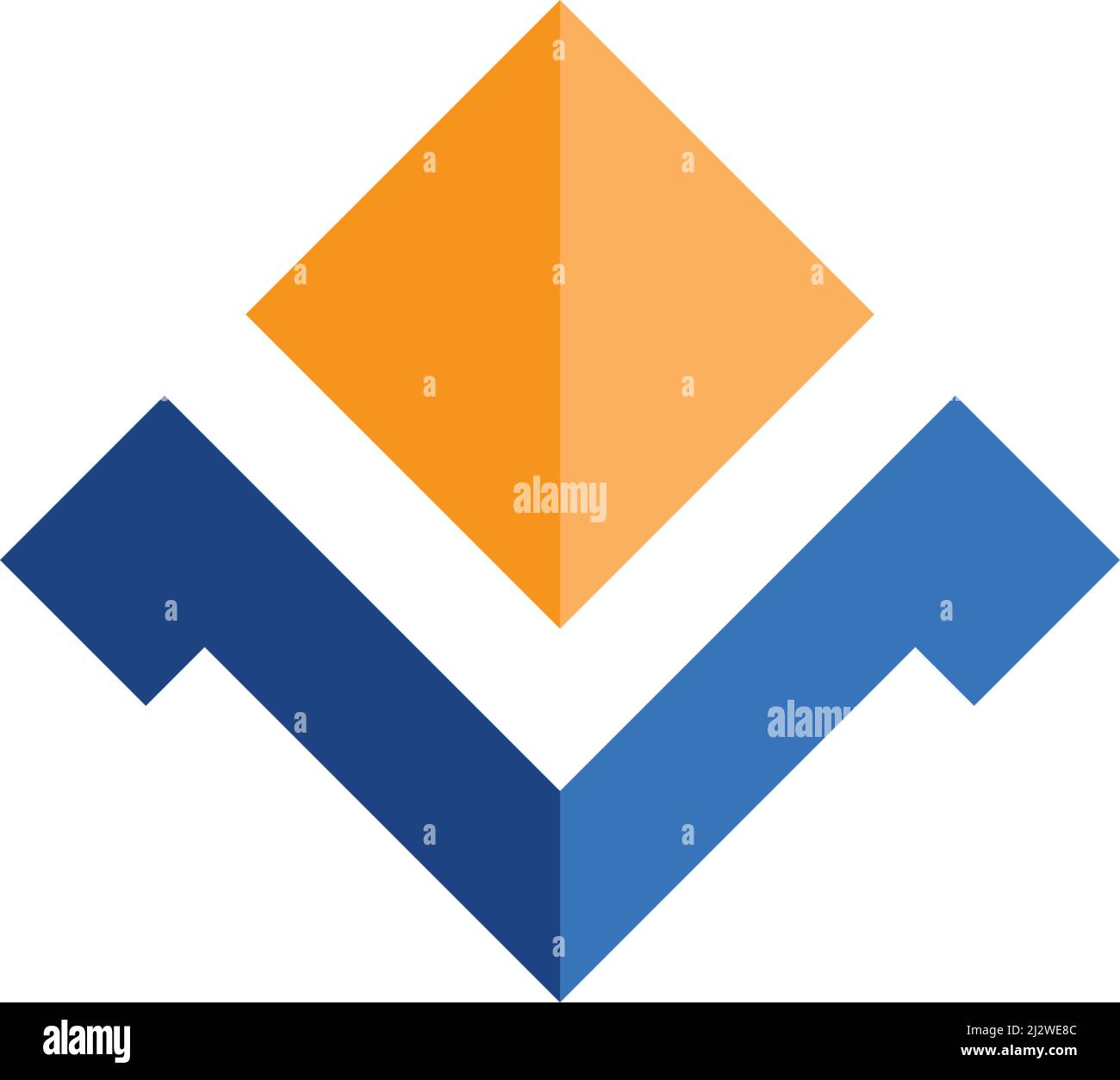 Vettore modello logo professionale Business Finance Illustrazione Vettoriale