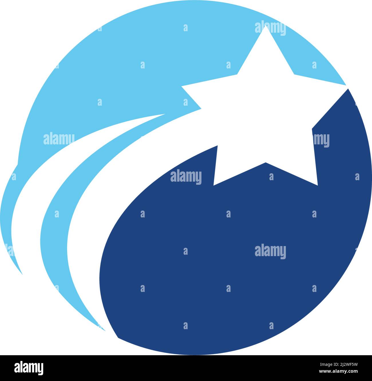 Il logo Star Modello icona vettore illustration design Illustrazione Vettoriale