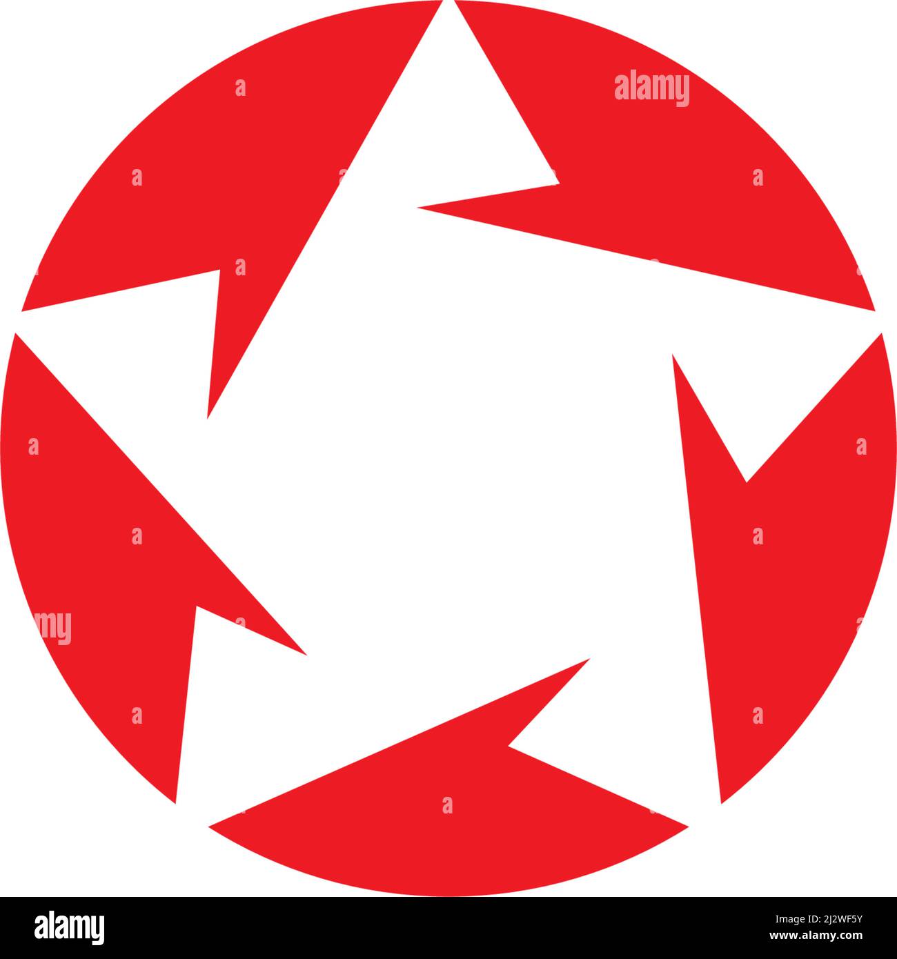Il logo Star Modello icona vettore illustration design Illustrazione Vettoriale