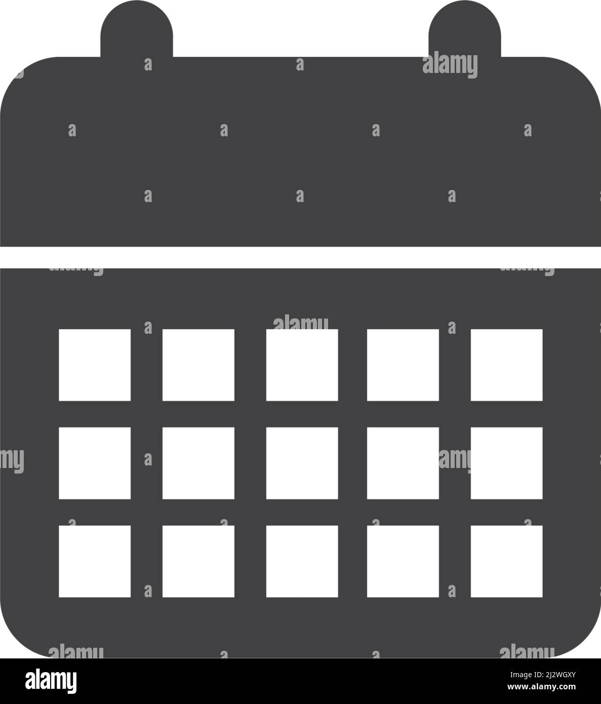 Icona del calendario disegno vettoriale Illustrazione Vettoriale