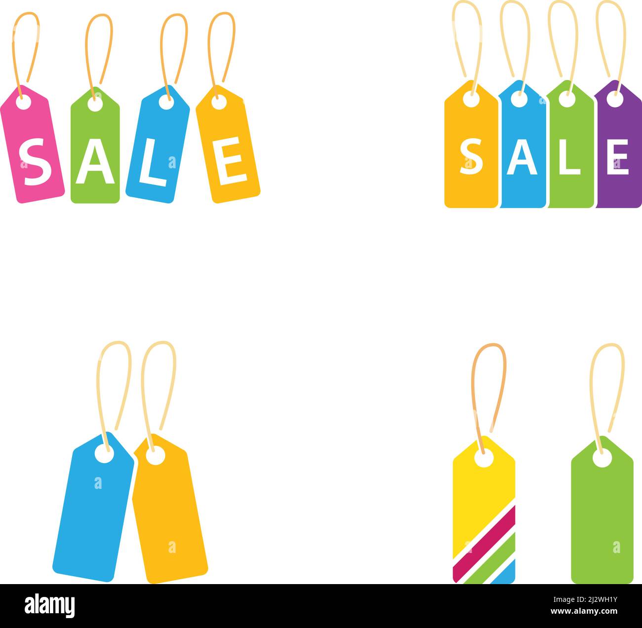 Vendita etichetta icona vettore flat design Illustrazione Vettoriale