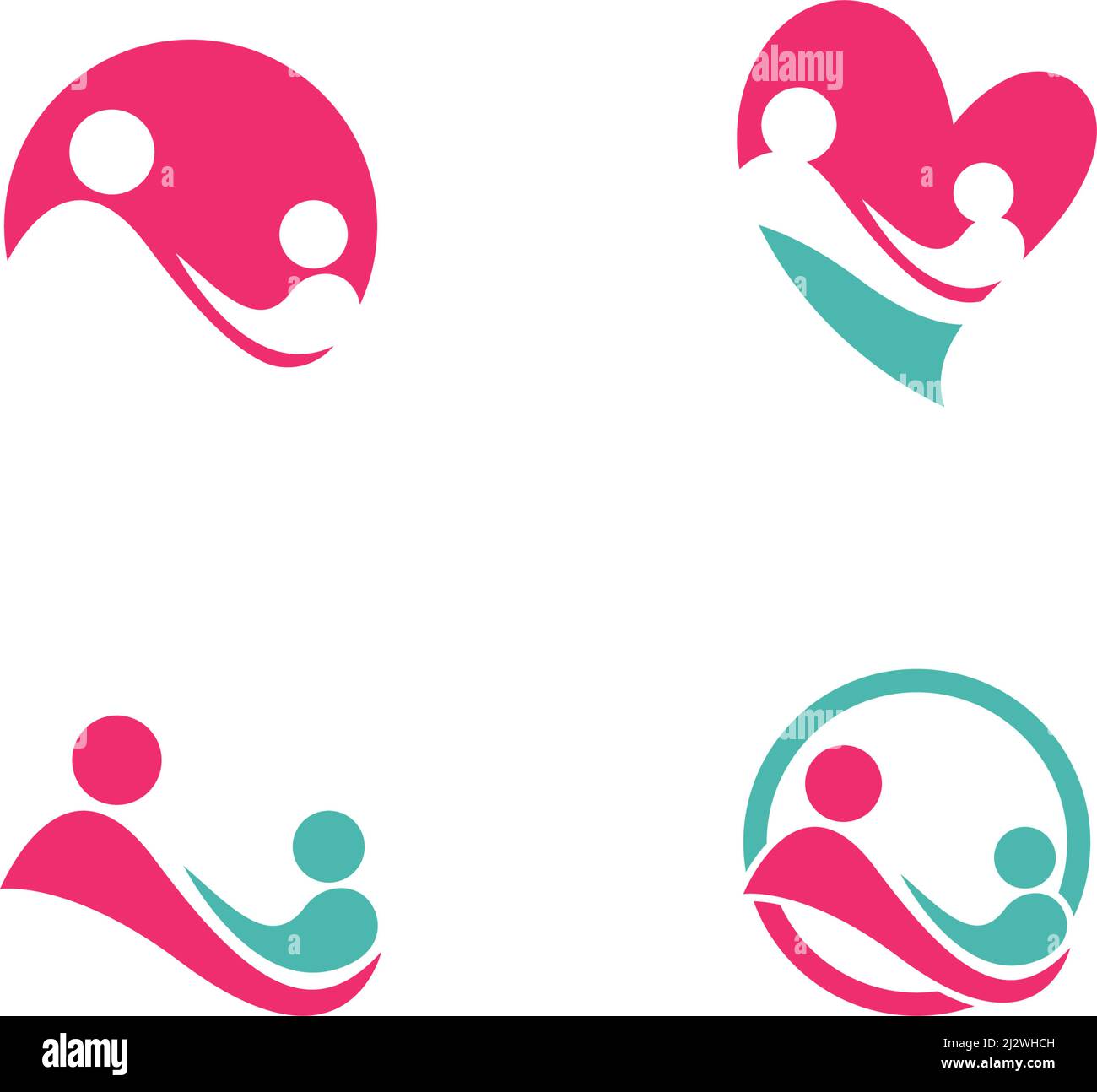 Community, network e social logo modello di disegno vettore Illustrazione Vettoriale