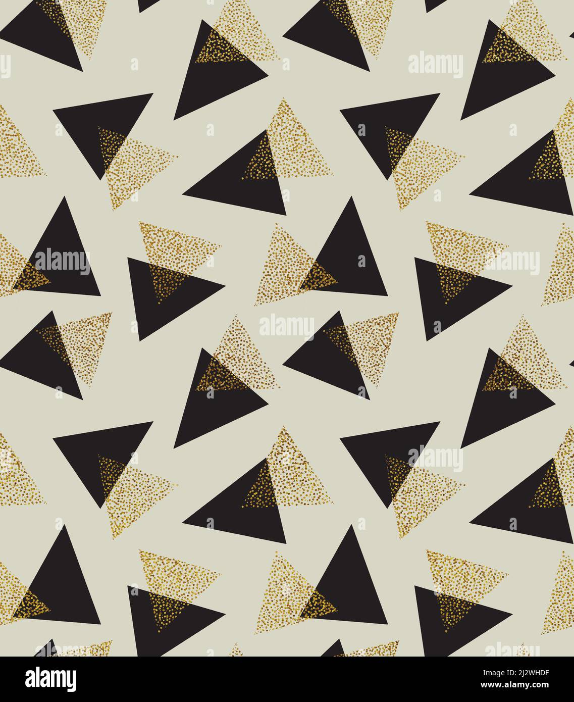 Tracciato a triangolo con lamina geometrica senza cuciture Foto Stock
