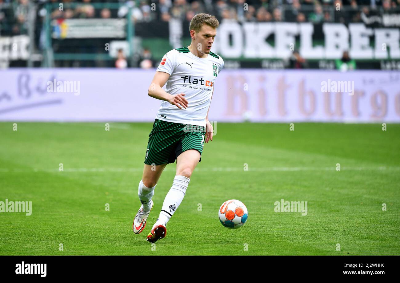 Bundesliga, Borussia Park Mönchengladbach: Borussia Mönchengladbach vs FSV Mainz 05; Matthias Ginter Foto Stock