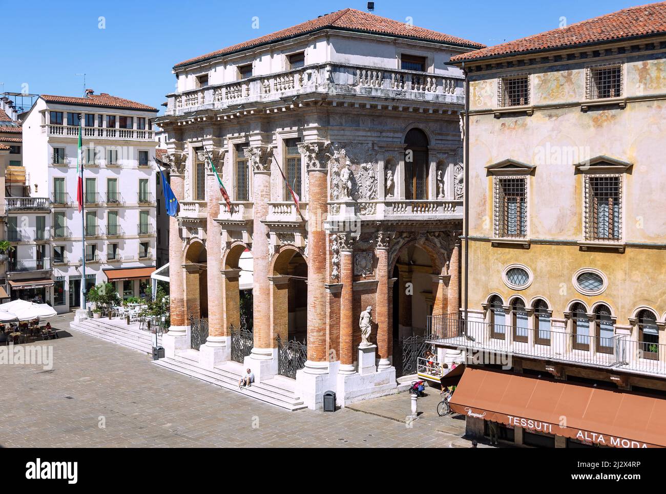 Vicenza; Piazza dei Signori; Loggia del Capitano Foto Stock