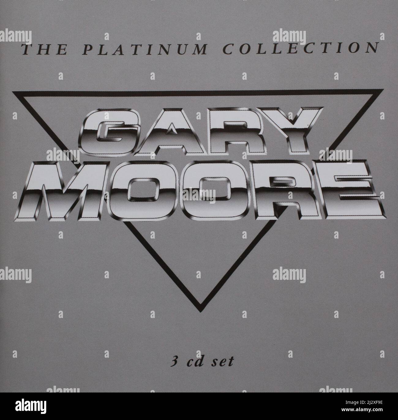 La copertina dell'album di Gary Moore The Platinum Collection Foto Stock