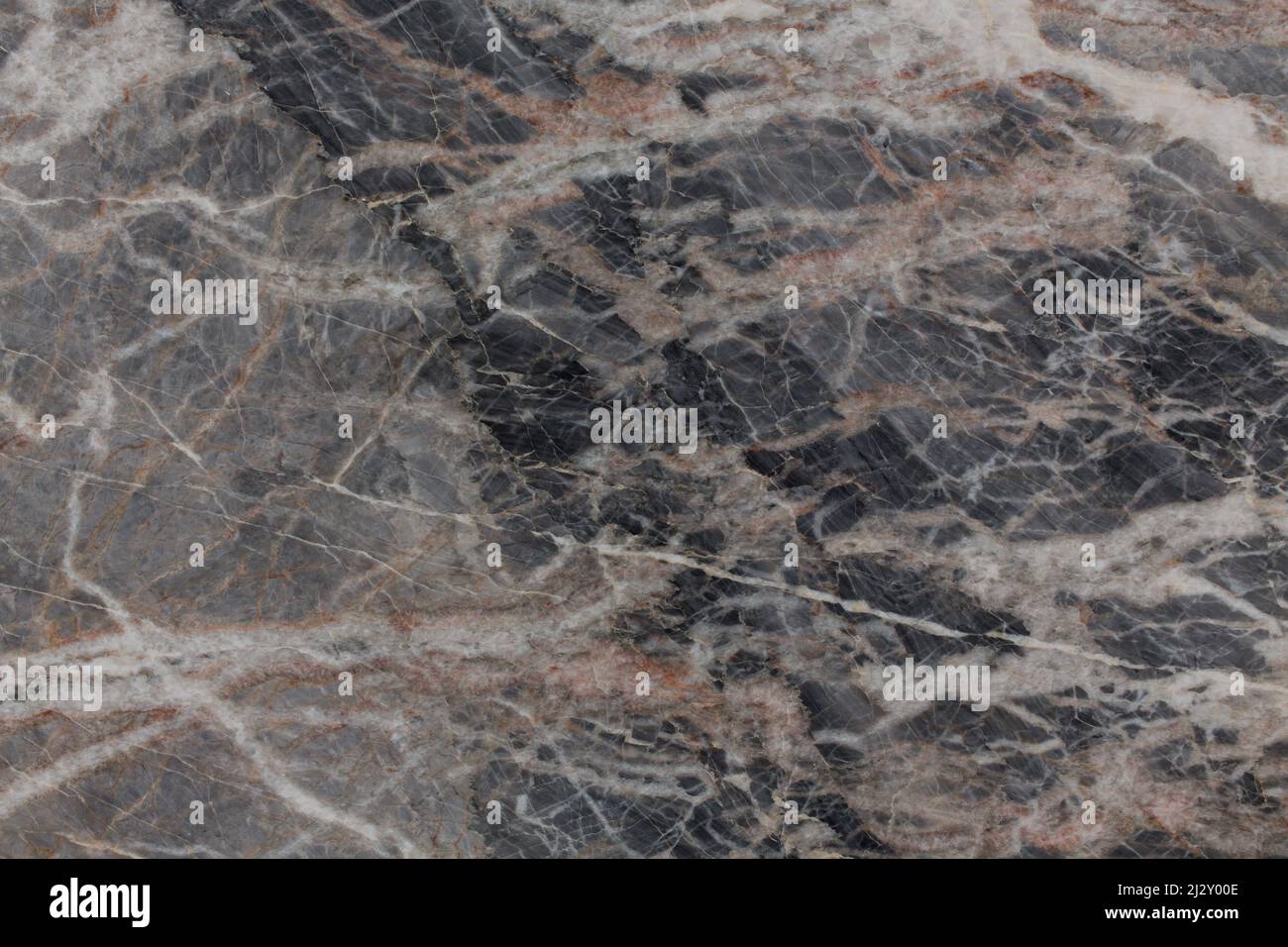 Marmo dorato motivo grigio naturale per design e sfondo. Foto Stock