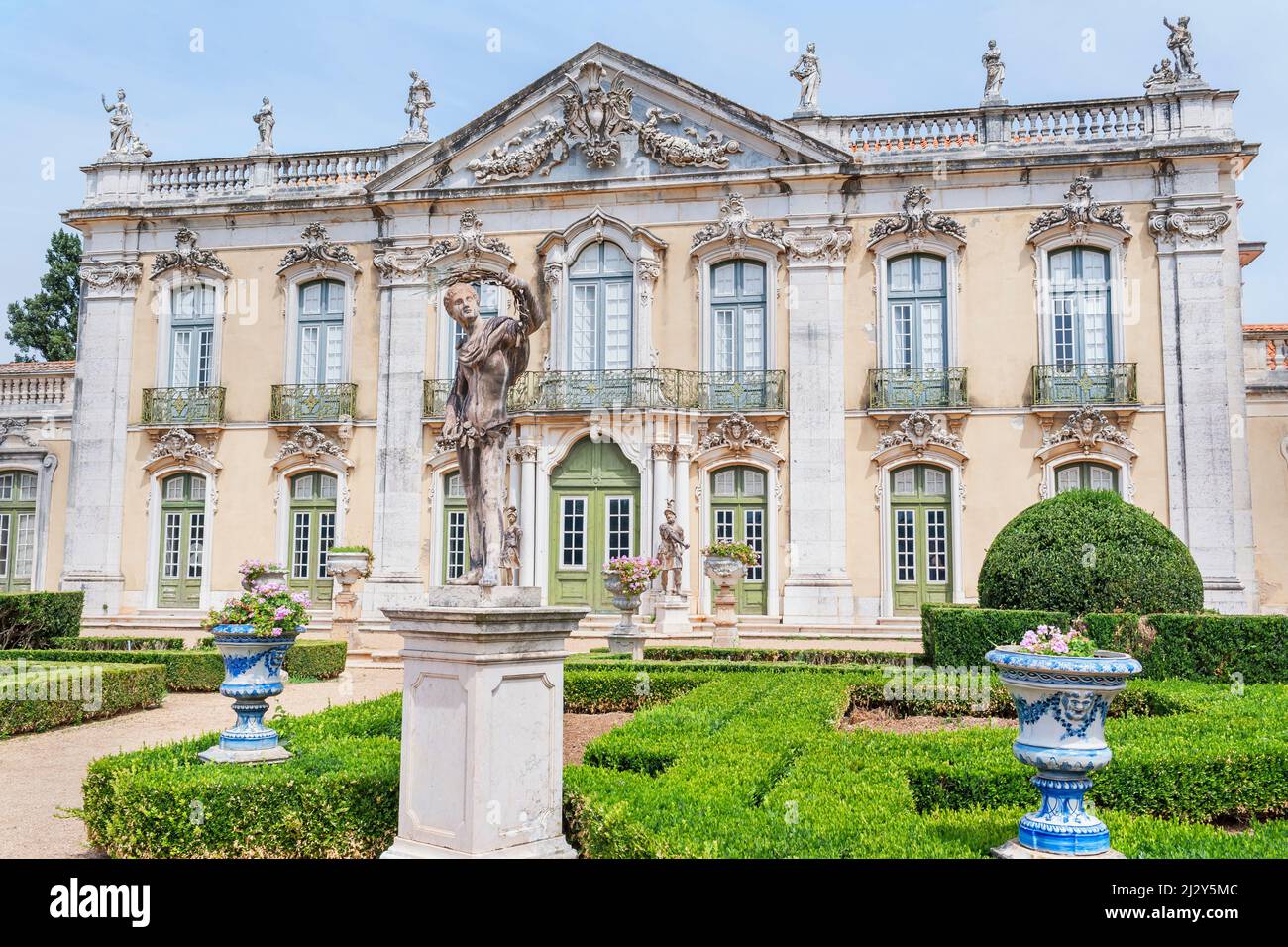 Queluz Palazzo Nazionale, Queluz, Lisbona, Portogallo Foto Stock