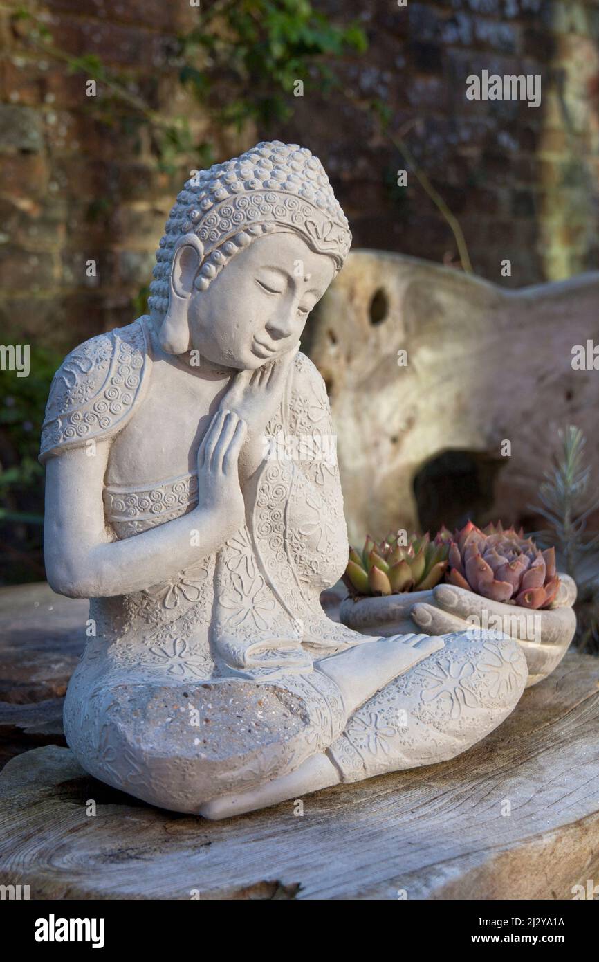 Giardino Zen Buddha Foto Stock