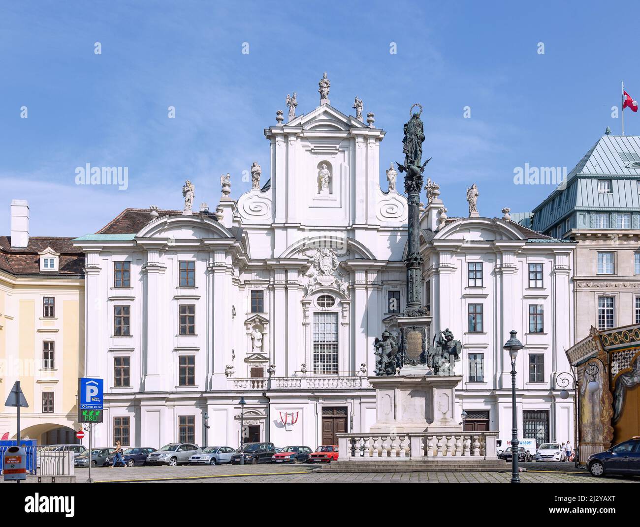 Vienna, Chiesa am Hof Foto Stock