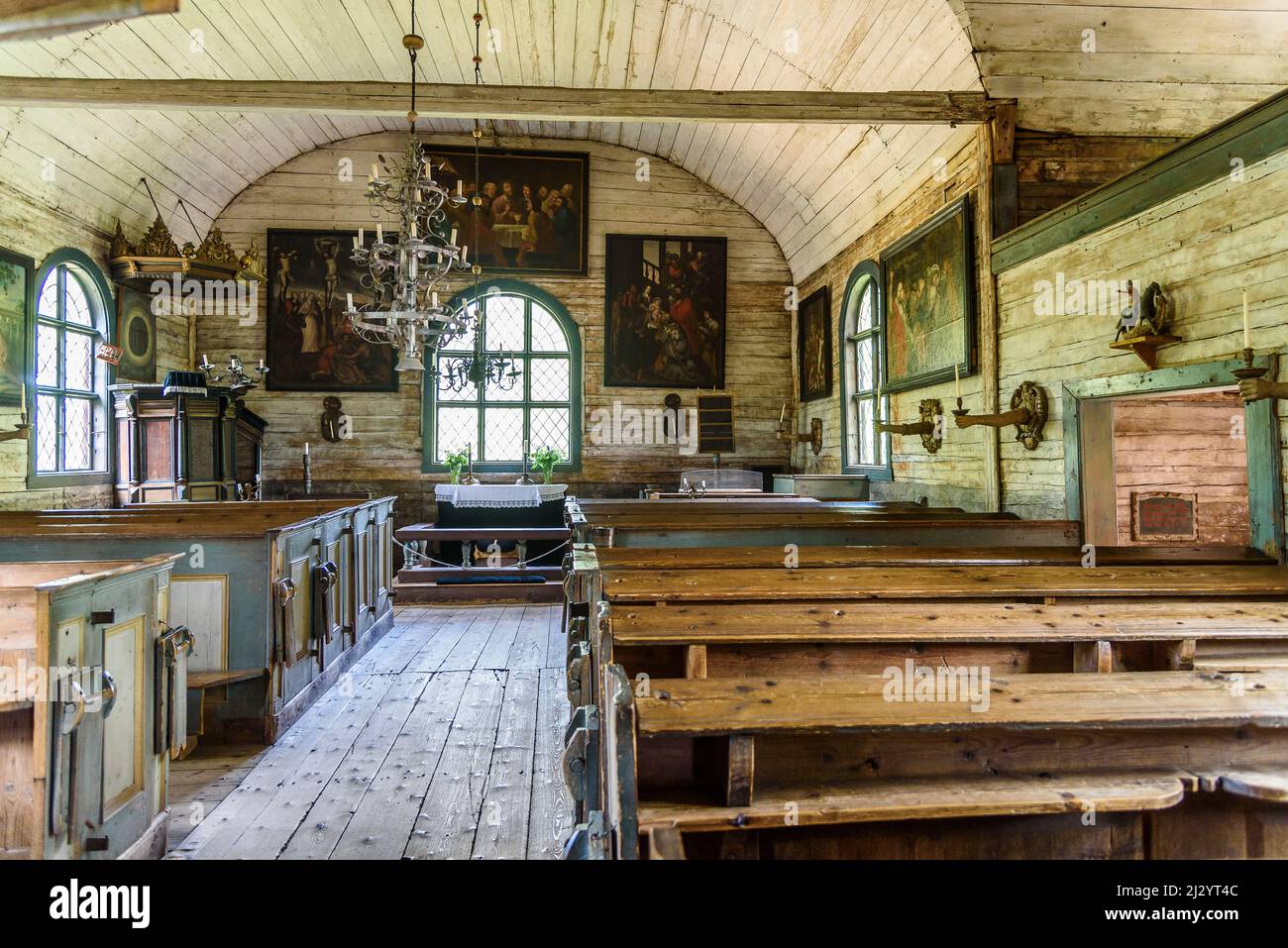 Seurasaari Island Recreation Area e Museo all'aperto a Helsinki, Finlandia Foto Stock