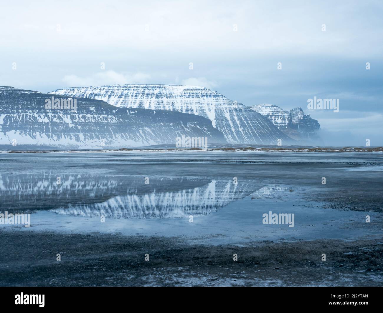 Hornvik Bay, Westfjords, Islanda, Europa Foto Stock