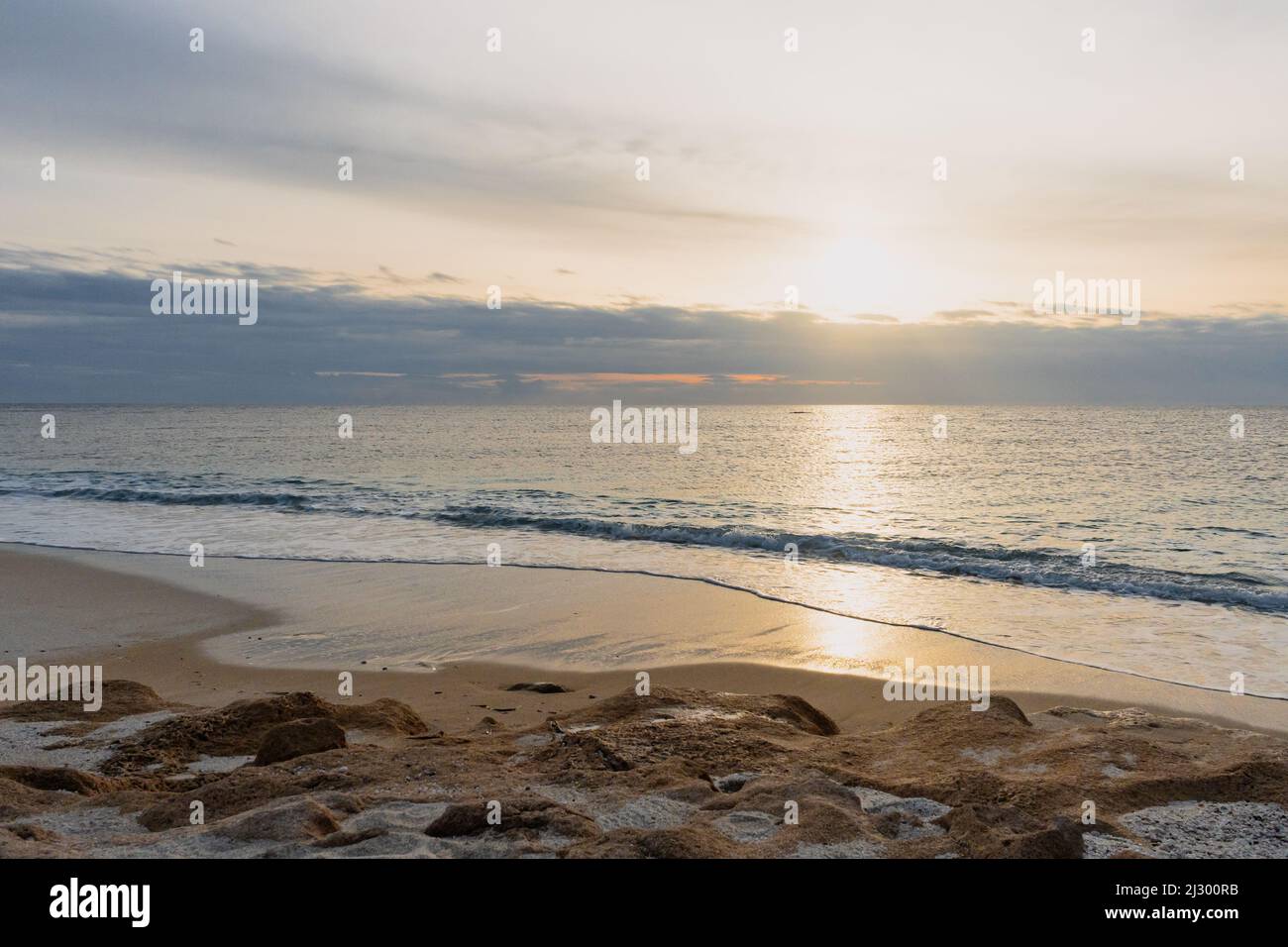 FANTASTICA SUNSET BEACH Foto Stock