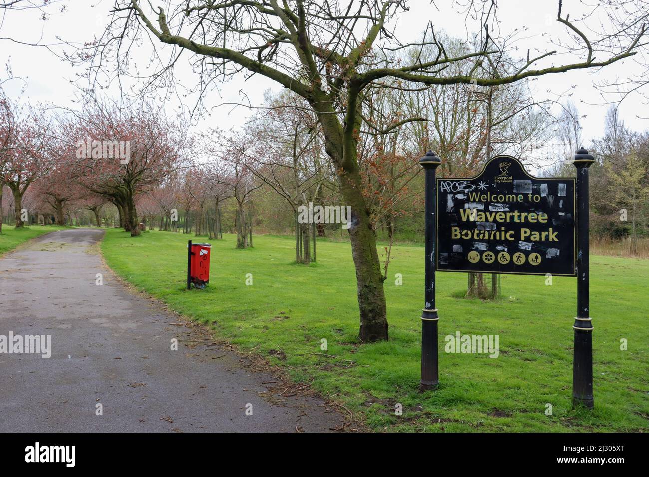 Giardini botanici di Wavertree Foto Stock