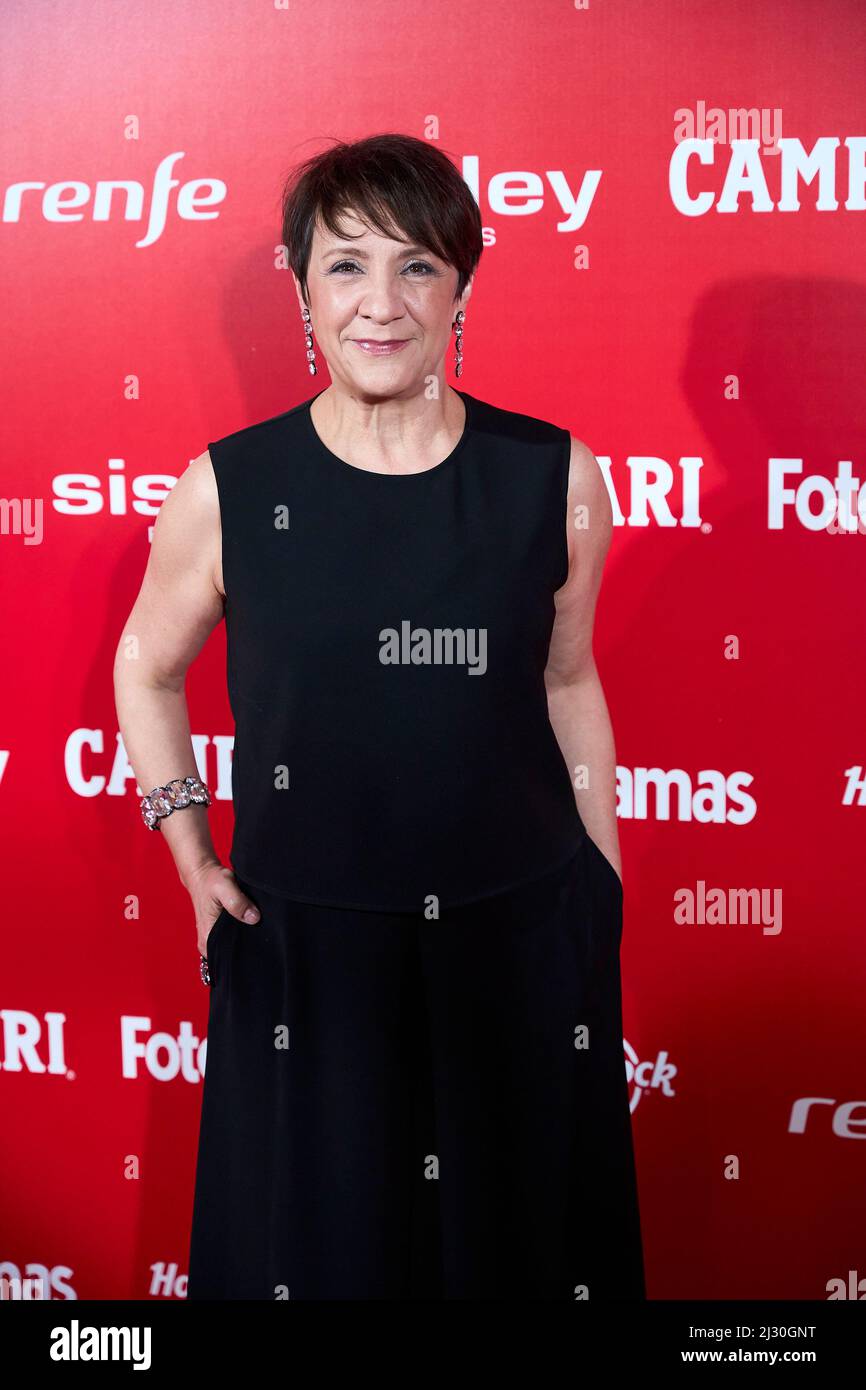 4 aprile 2022, Madrid, Madrid, Spagna: Blanca Portillo partecipa ai premi â€™Fotogramas de Plata' - Red Carpet al Teatro Eslava il 4 aprile 2022 a Madrid, Spagna (Credit Image: © Jack Abuin/ZUMA Press Wire) Foto Stock