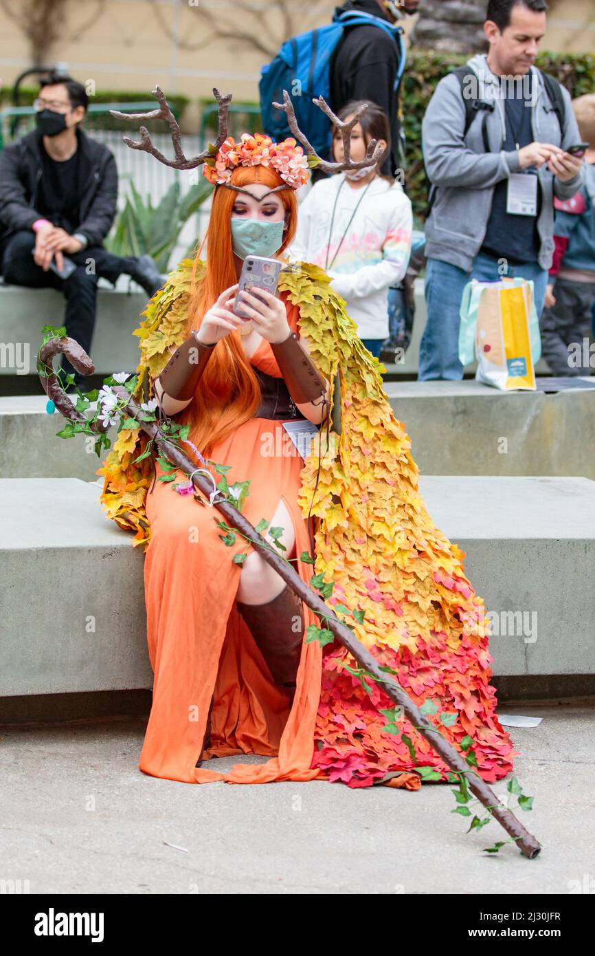 2 aprile 2022: Star Trek Cosplay al Wondercon Sabato 2 aprile 2022 ad Anaheim, California (Credit Image: © Marissa carter/ZUMA Press Wire) Foto Stock