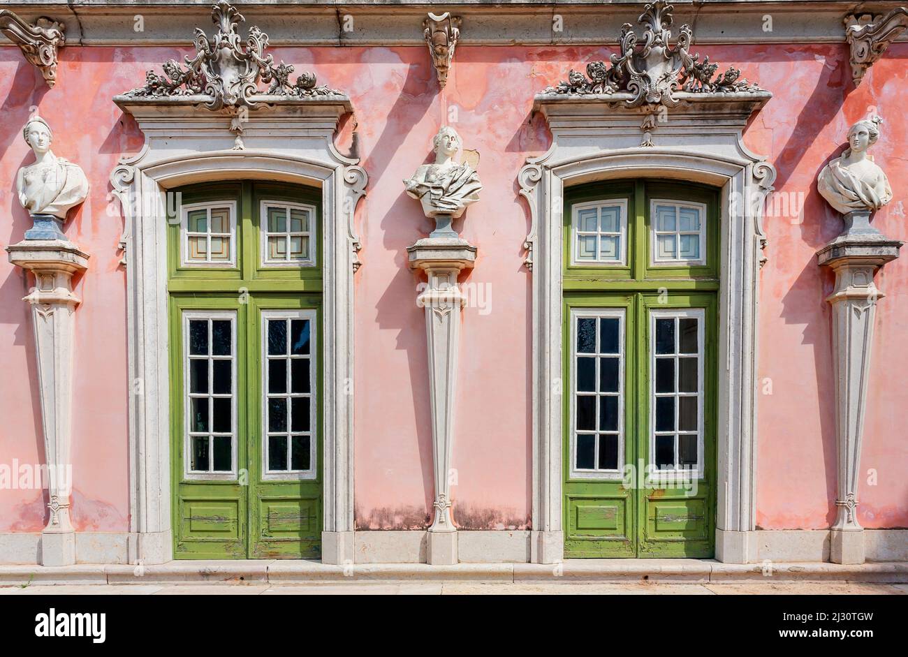 Queluz Palazzo Nazionale, Queluz, Lisbona, Portogallo Foto Stock