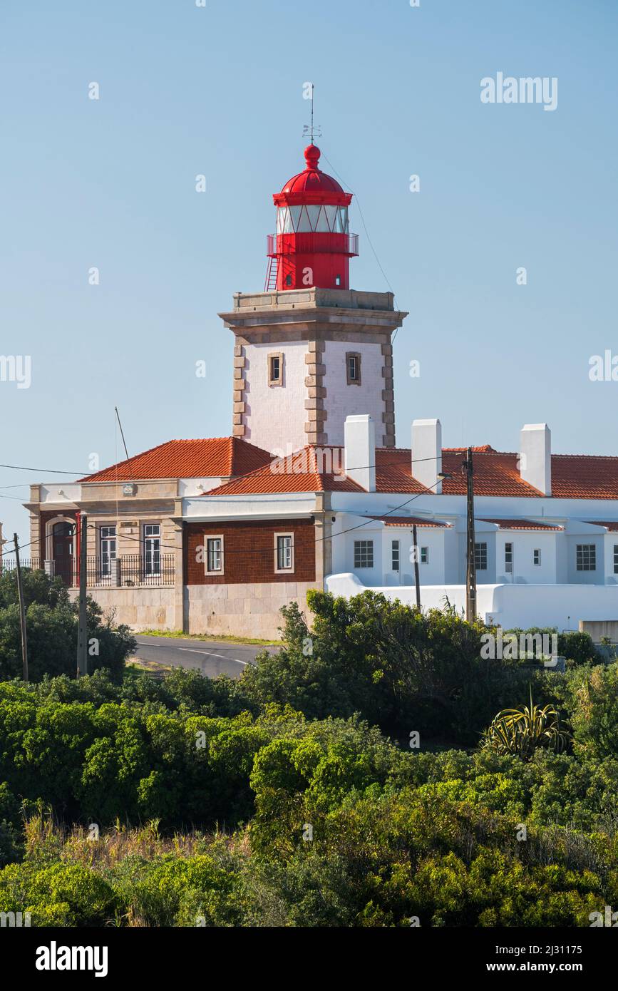 Faro Cabo da Roca, Portogallo Foto Stock