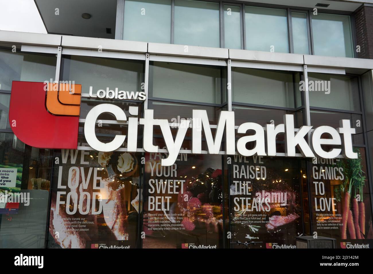 Negozio di alimentari Loblaws City Market in Arbutus Street a Vancouver, British Columbia, Canada Foto Stock