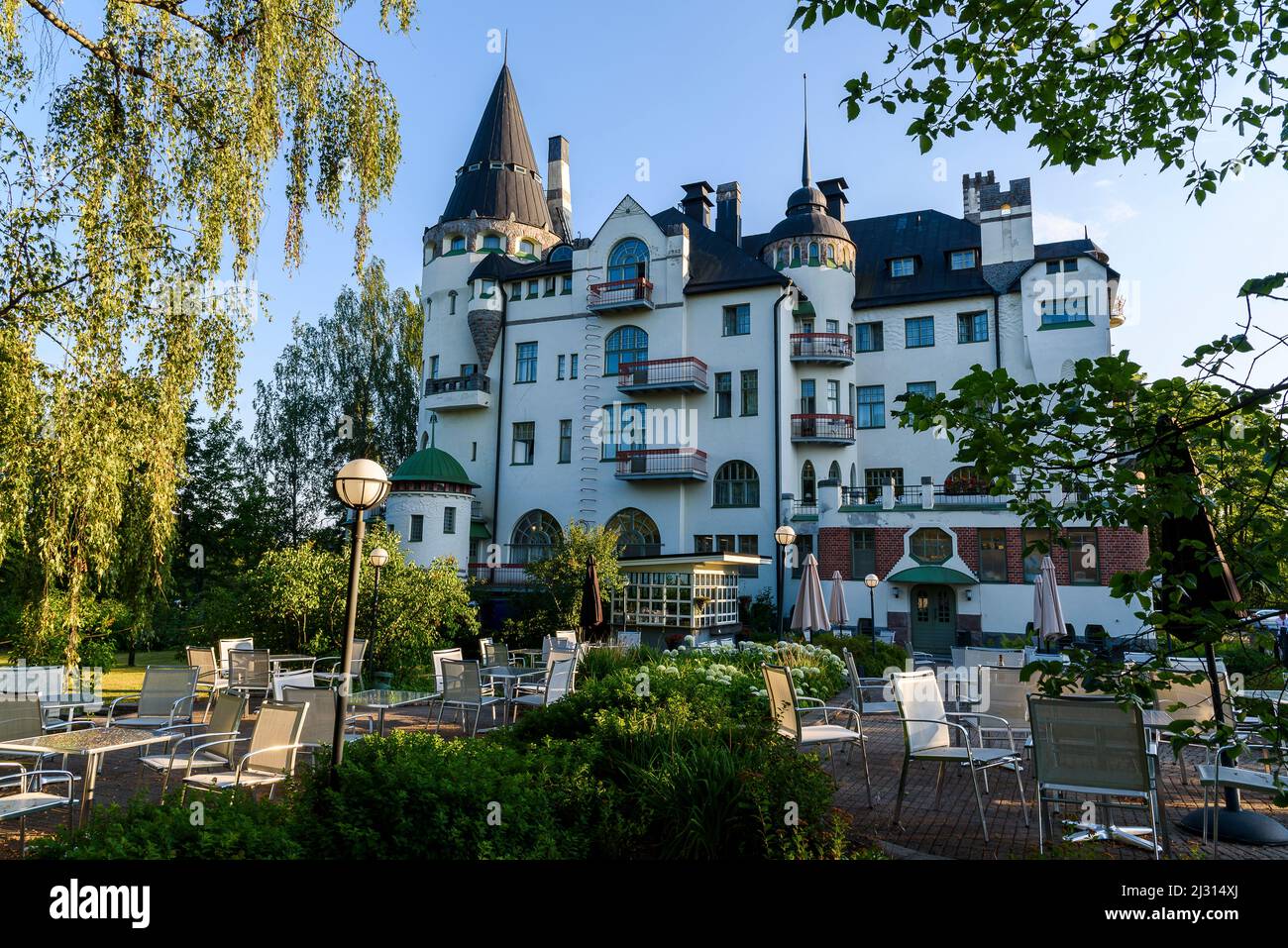 Old Hotel Valtionhotelli, Imatran, Finlandia Foto Stock