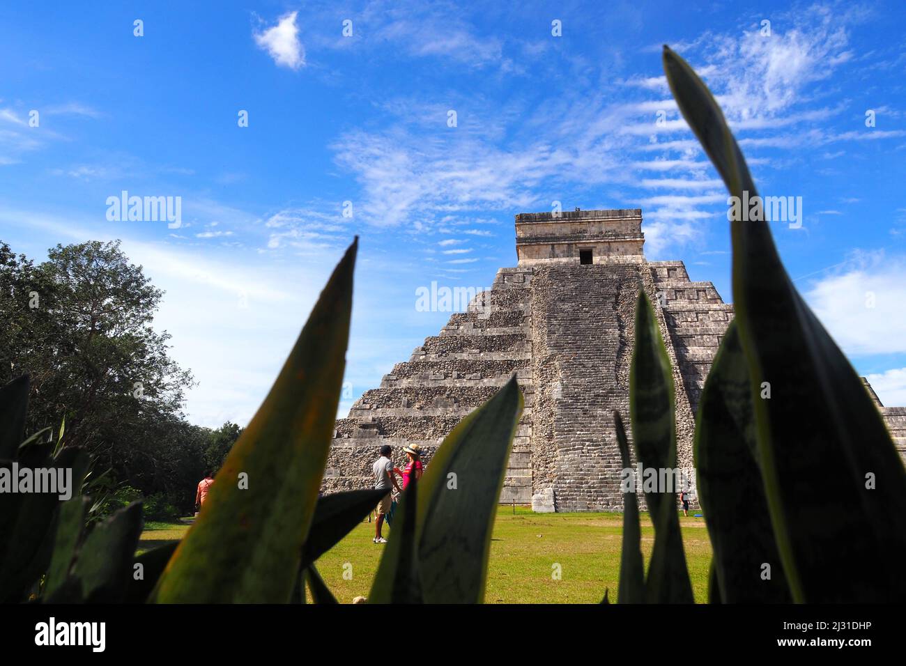 Chichen Itza Mayan sito, Yucatan, Messico Foto Stock