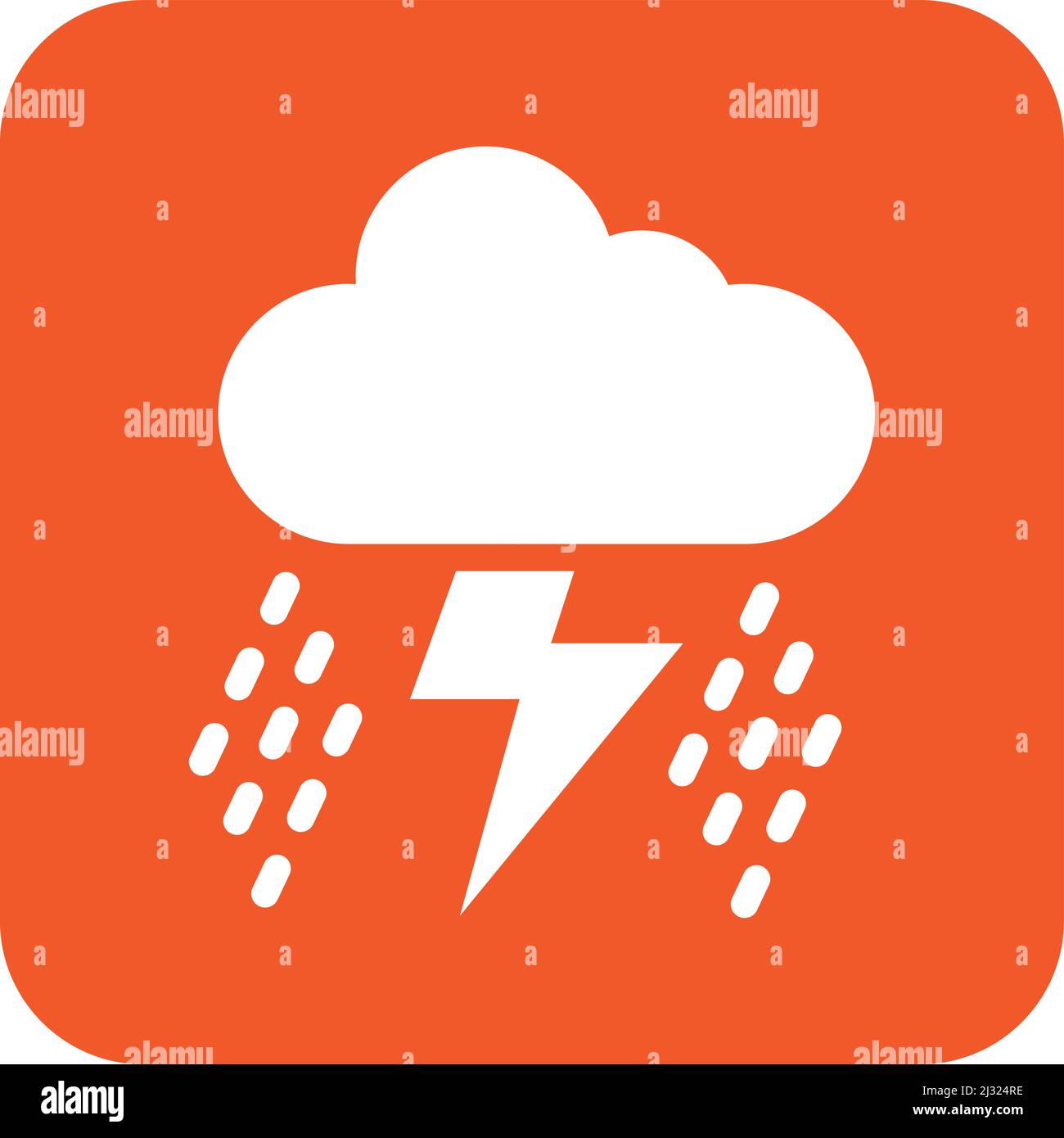 Illustrazione del progetto di icona Storm Vector Illustrazione Vettoriale